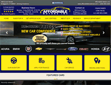 Tablet Screenshot of affordablemotorsct.com